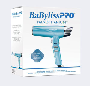 BABYLISSPRO-Nanotitanium BABYLISSPRO® NANO TITANIUM™ DUAL IONIC HIGH-SPEED HAIRDRYER (BLUE)